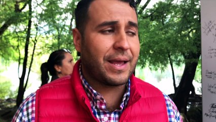 Afirmando el convenio para el saneamiento del Rio Duero: Enoc Tamayo