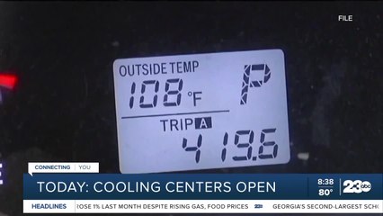 Cooling Center Open Saturday