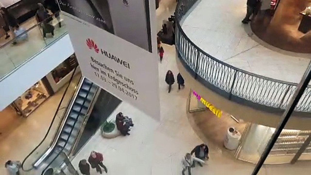 Drei Stockwerke im Einkaufspark