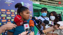 Suany Fajardo defensa de la selección de Ecuador
