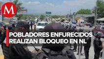 Incendian tuberías de Agua y Drenaje en Allende, Nuevo león