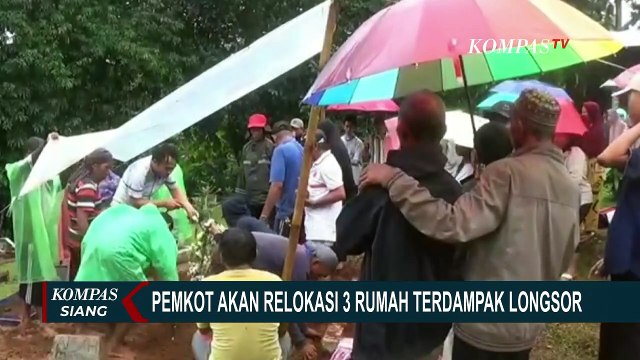 Rawan Longsor Susulan, Pemkot Bogor Akan Relokasi 3 Rumah Warga yang Terdampak Longsor