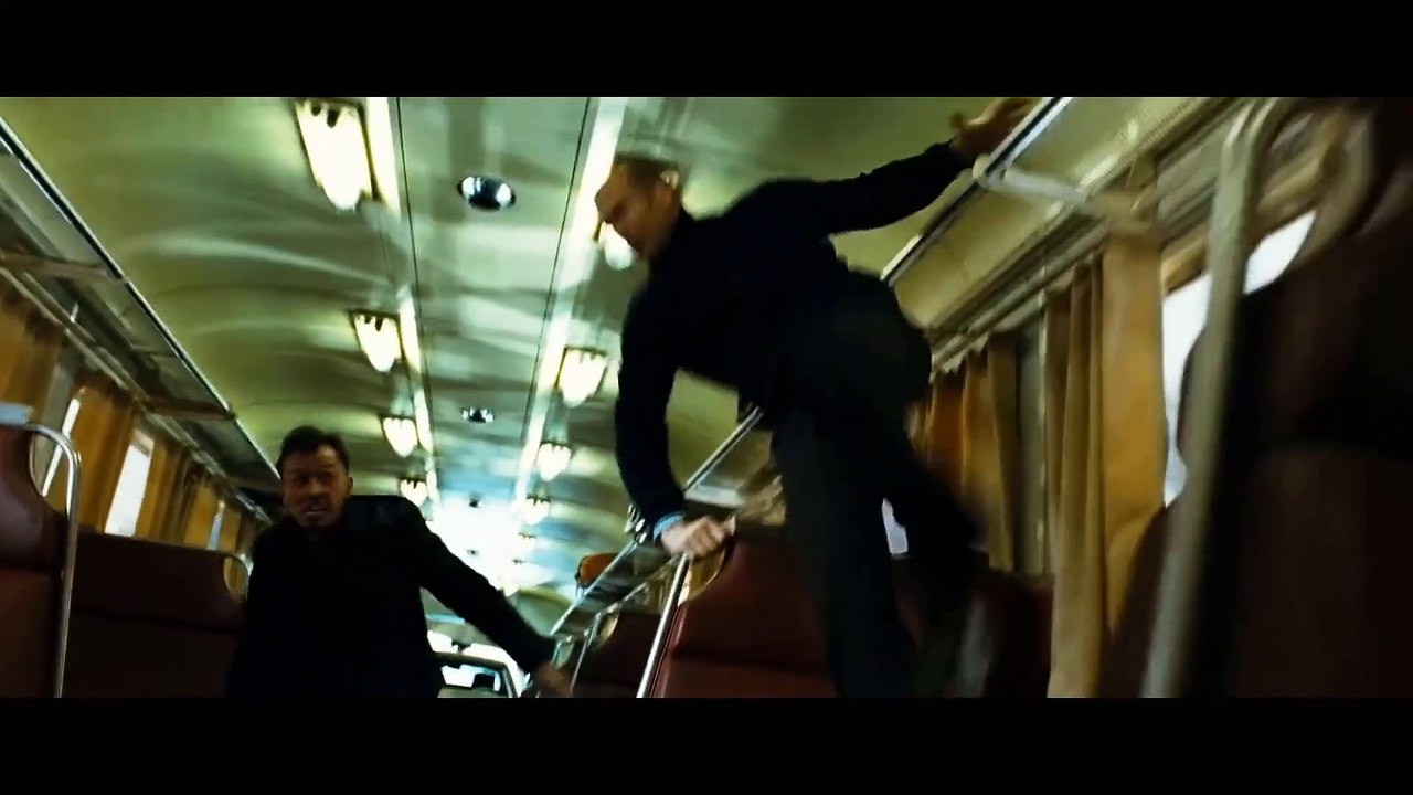 transporter 3 2008 frank(Jason Statham) kills Johnson(Robert Knepper)