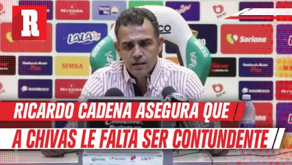 Ricardo Cadena sobre Chivas tras empate ante Santos: "Hubo una notable mejora"