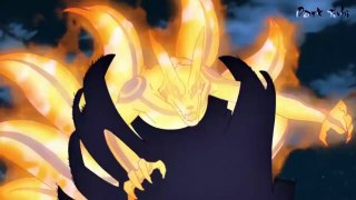 Sage Mode vs Ten Tails Jinchuriki, all of the tailed beasts' chakra being pulled out of Obito EngDub