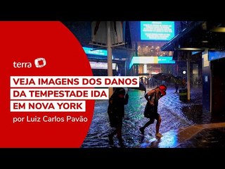 Veja a destruição causada pela tempestade Ida em Nova York