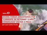Bombeiros salvam três jovens de afogamento no litoral paulista