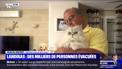 Download Video: Des milliers de personnes évacuées face à l'incendie de Landiras en Gironde