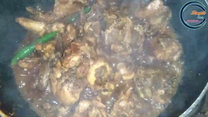 Black Pepper Chicken Dry !! Black pepper Chicken recipe !! How to make Pepper Chicken !!