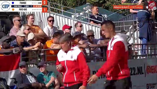 Les demi-finales Bois-le-Duc Pays-Bas : Championnats d'Europe doublette, tête-à-tête et mixte 2022