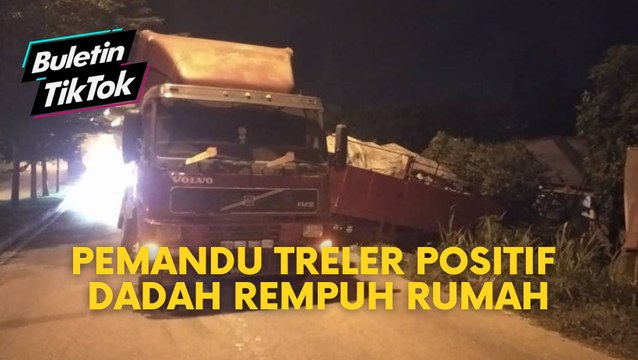 Pemandu treler positif dadah rempuh rumah