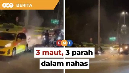 3 maut, 3 parah dalam nahas di lebuh raya P Pinang