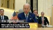 Biden tells Arab leaders US 'will not walk away' from Middle East