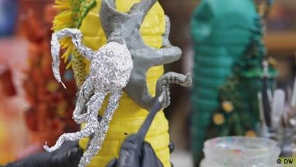 Trash sculptures by Stéphanie Kilgast