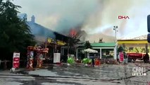Konya'da dinlenme tesisinde yangın