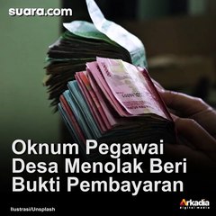 Hendak Urus AJB, Oknum Pegawai Desa Ini Menolak Sambil Merokok