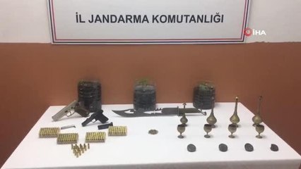 Kırklareli'nde düzenlenen operasyonda Bizans dönemine ait parçalar ele geçirildi