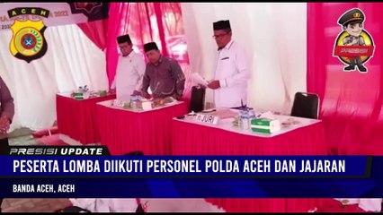 Hari Bhayangkara Ke-76 Polda Aceh Gelar Lomba Memandikan Jenazah & Fardhu Kifayah Lainnya