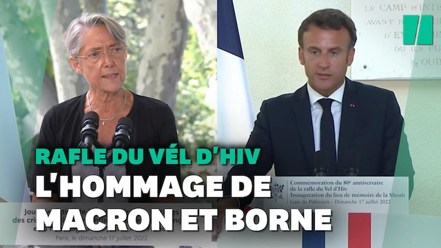 Rafle du Vél d'Hiv : Macron et Borne appellent à redoubler de vigilance face à l'antisémitisme