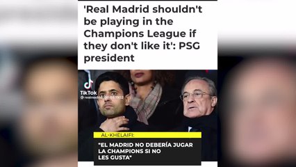 La respuesta a la frase de Al Khelaifi que irritó al madridismo