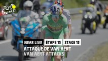 Attaque de Van Aert / Van Aert attacks - Étape 15 / Stage 15 - #TDF2022