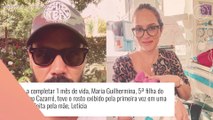 Filha de Juliano Cazarré: rosto da bebê é exibido pela primeira vez. Veja a foto!