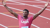 Kerley proves doubters wrong after winning 100m title