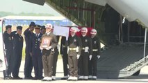 Son dakika haberi... Şehit Piyade Uzman Çavuş Taşkın için karşılama töreni düzenlendi