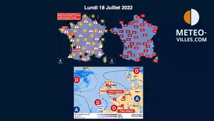 prévisions météo du dimanche 17 juillet 2022