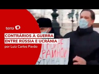 Manifestantes contrários à guerra são detidos pela polícia russa