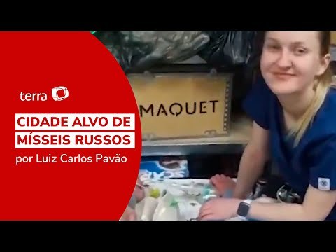 Recém-nascidos na Ucrânia são levados para abrigo antibomba