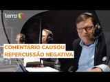 Narrador da Band desativa perfis nas redes sociais após comentário sobre torcida do Flamengo