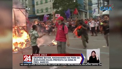 Grupong Bayan, naghahanda na para sa ikakasang kilos-protesta sa SONA ni Pres. Marcos | 24 Oras Weekend