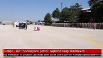 Pençe - Kilit operasyonu şehidi Taşkın'ın naaşı memleketi Erzurum'a getirildi