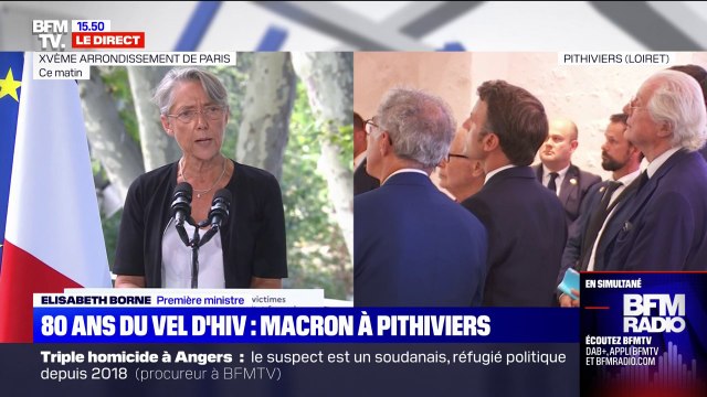 Élisabeth Borne rend hommage aux grands témoins de la Shoah décédés ces derniers mois