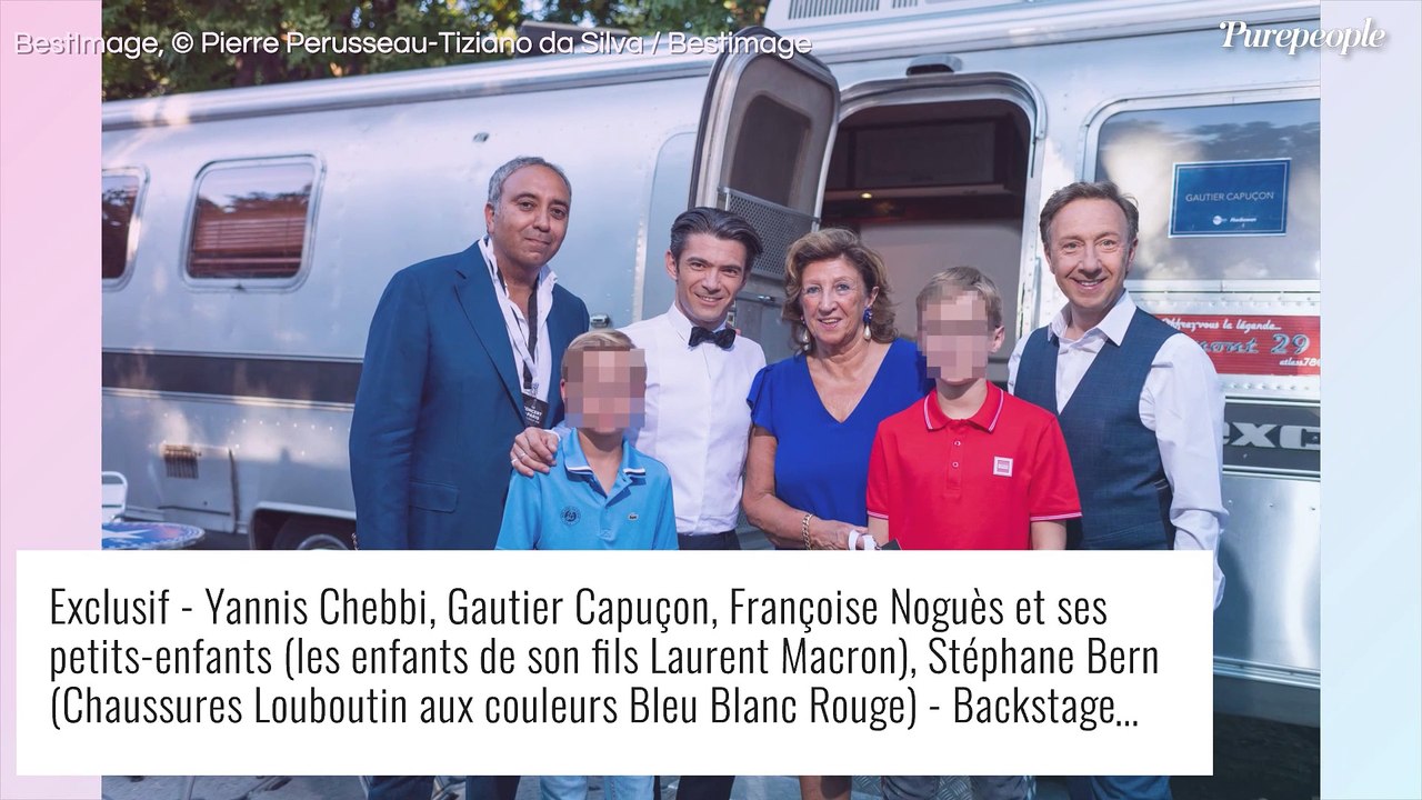 La mère d'Emmanuel Macron complice avec ses petits-fils Louis et Paul-Arthur, sportifs et chics au 14 juillet