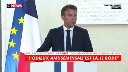 Emmanuel Macron : «Ni Pétain, ni Laval, ni Bousquet, ni Darquier de Pellepoix, aucun de cela n’a voulu sauver les juifs, c’est une falsification de l’histoire»