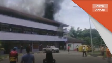 Kebakaran | Asrama terbakar, 104 penghuni kini menginap di surau