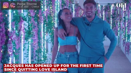 Jacque O'Neill has said that going on Love Island was the worst decision of his life