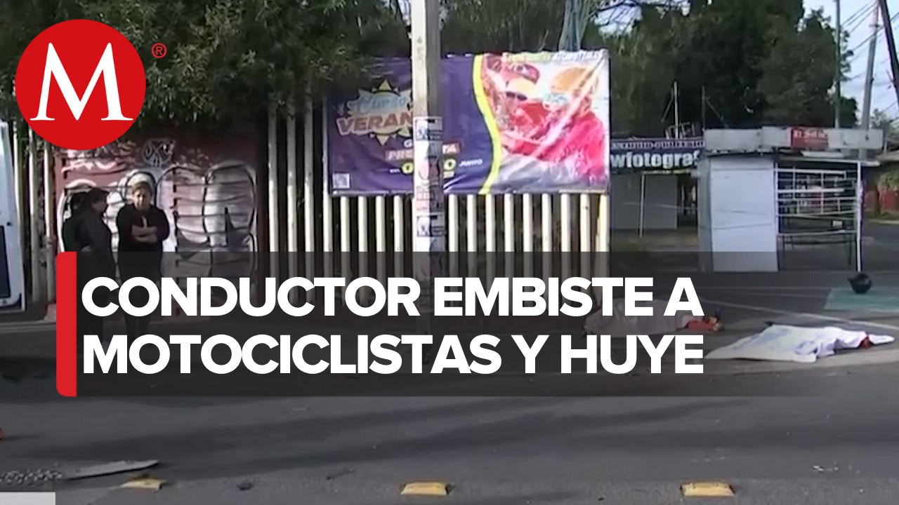 Mueren dos motociclistas en accidente en CdMx