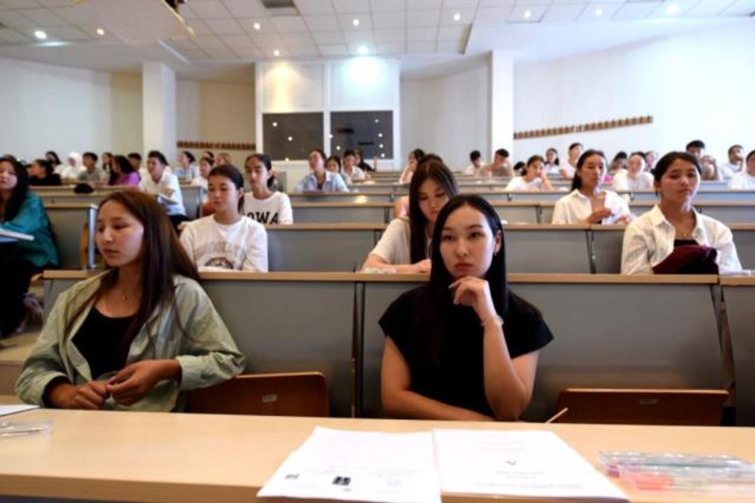 Kırgızistan -Türkiye Manas Üniversitesine giriş sınavı düzenlendi