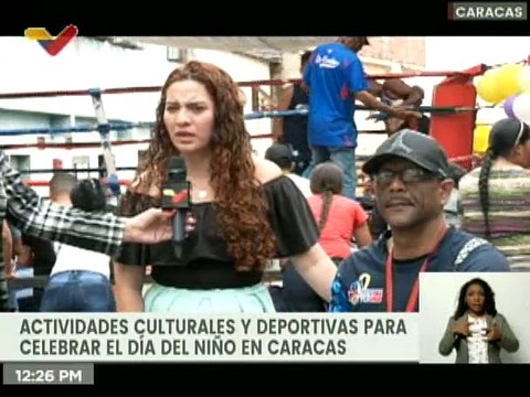 Comunidades organizadas de Caracas celebraron el Día del Niño con actividades deportivas