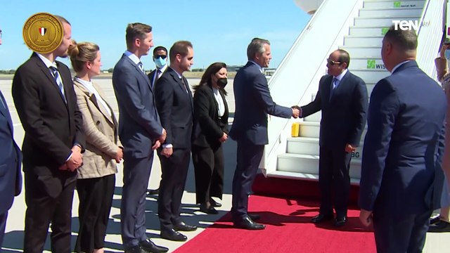 وصول الرئيس السيسي العاصمة الألمانية للمشاركة في فعاليات حوار بطرسبرج للمناخ