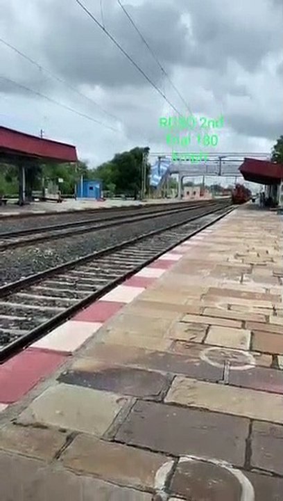 कोटा मंडल में 180 किमी प्रति घंटे की रफ्तार से किया गया परीक्षण