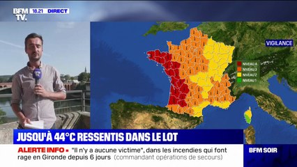 Jusqu'à 44°C dans le Lot: les habitants et les touristes s'adaptent