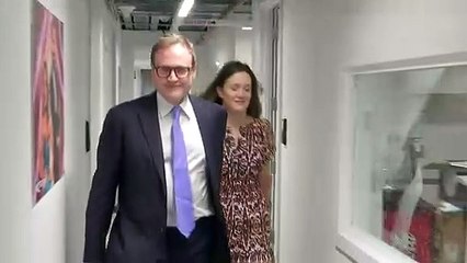 Conservative leadership candidates arrive for debate