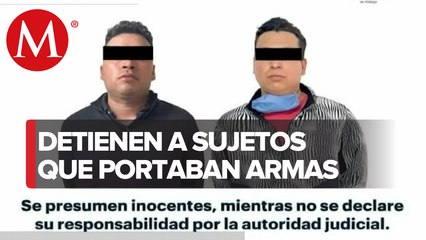 Aseguran a 3 personas en municipios de Hidalgo