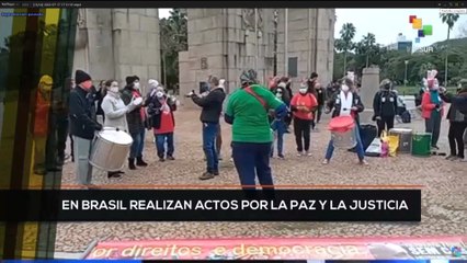 teleSUR Noticias 17:30 17-07: Convocados por el PT ciudadanos exigen paz y justicia
