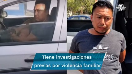 Sujeto agrede a mujer dentro de un auto en Nuevo León