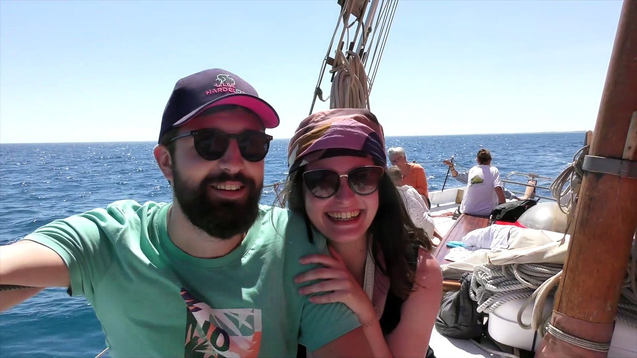 Sortie en mer au large de Sète à bord d'un voilier  le "Draug"